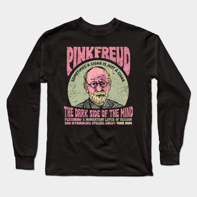 Pink Freud Long Sleeve T-Shirt by kg07_shirts